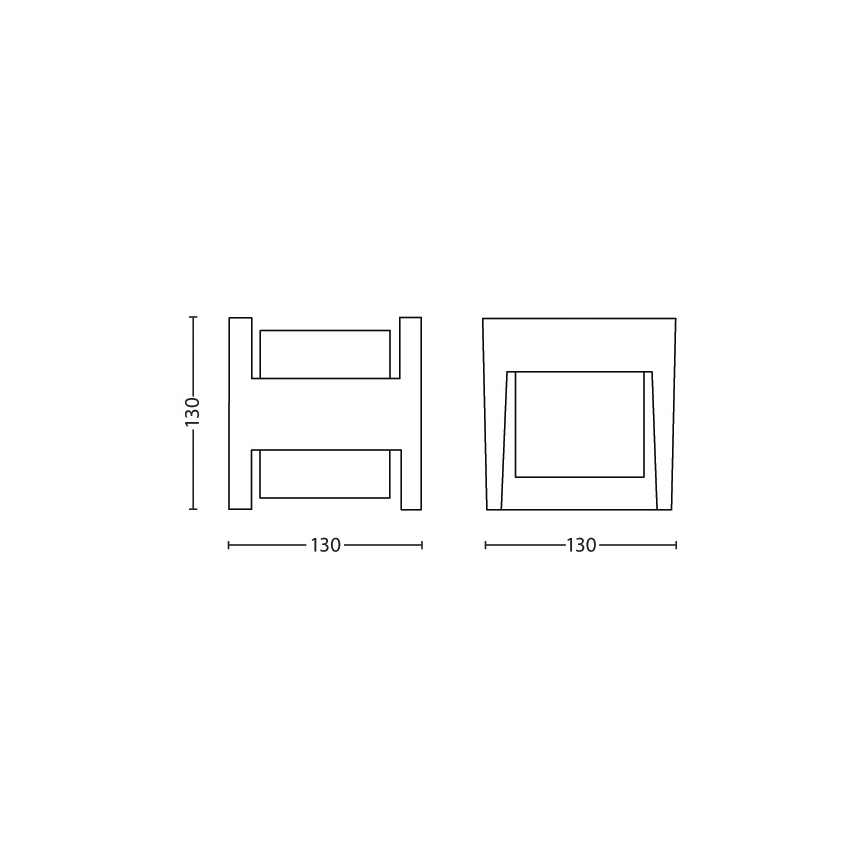 Philips - Applique a LED da esterno LED/4,5W/230V 2700K IP44