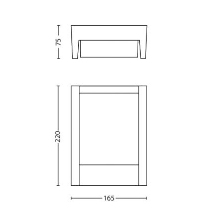 Philips - Applique a LED da esterno LED/6W/230V 2700K IP44