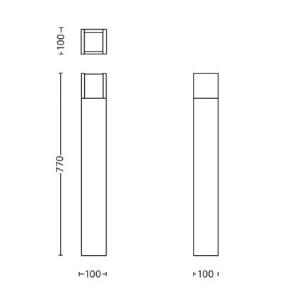 Philips - Lampada LED da esterno LED/6W/230V 2700K IP44