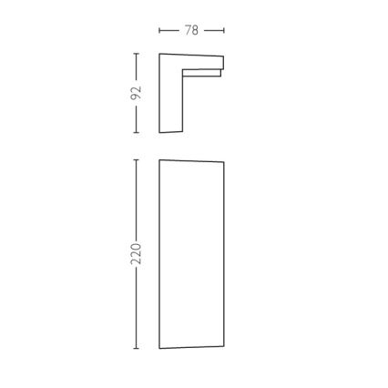 Philips - Applique a LED da esterno 2xLED/4,5W/230V IP44