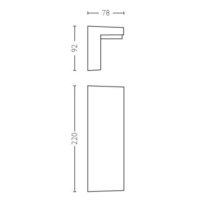 Philips - Applique a LED da esterno 2xLED/4,5W/230V IP44