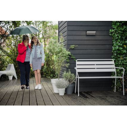 Philips 16484/93/P3 - Applique a LED da esterno sensore BUSTAN 2xLED/4,5W