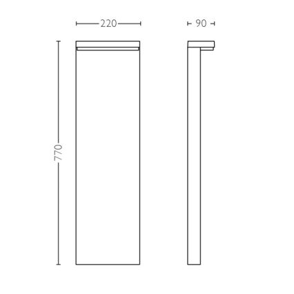 Philips - Lampada LED da esterno 2xLED/4,5W/230V 2700K IP44