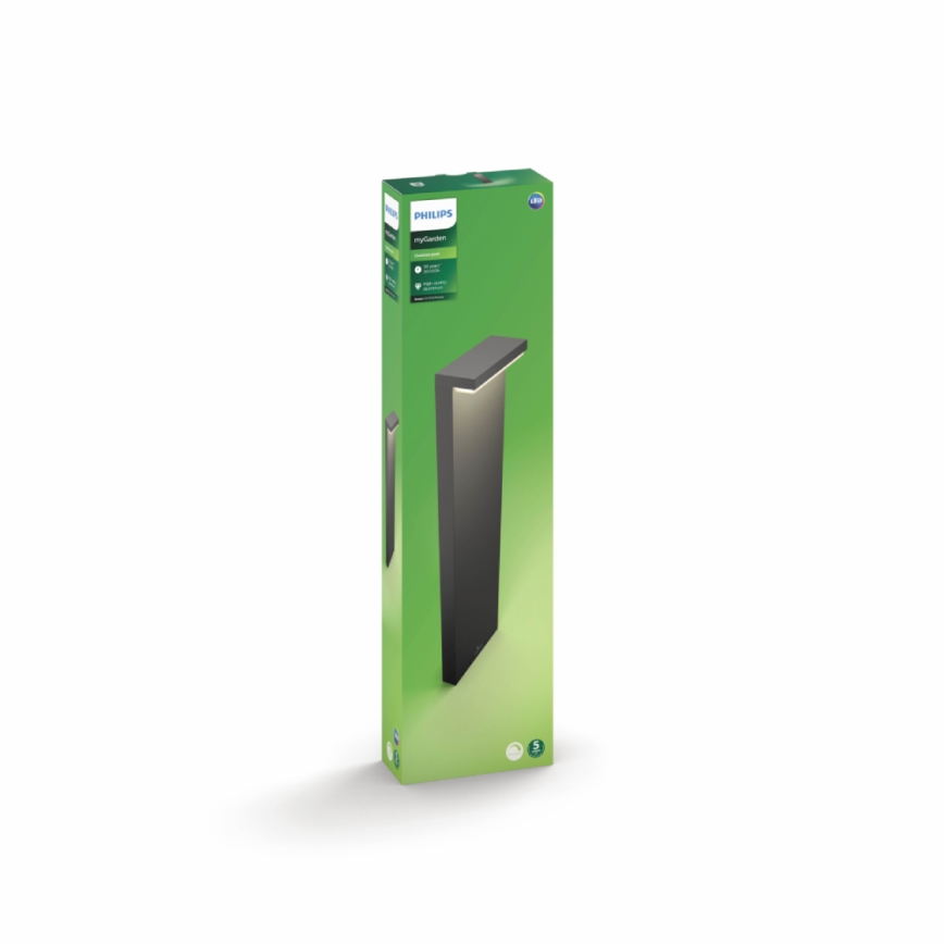 Philips 16486/93/P0 - Colonna LED da esterno MYGARDEN BUSTAN 2xLED/4,5W