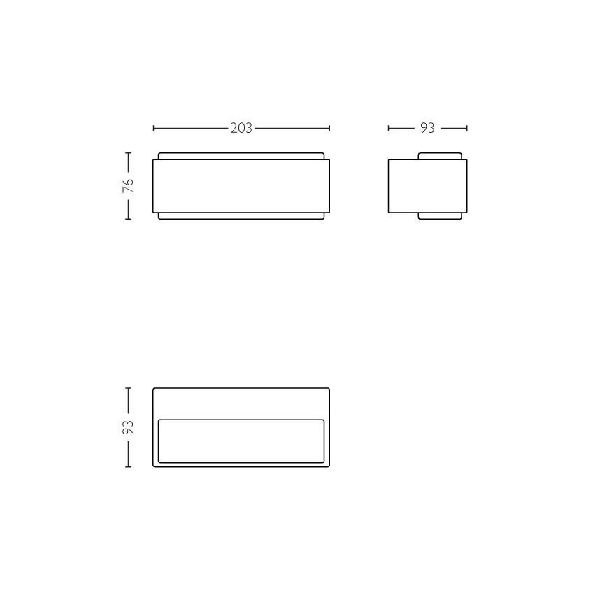 Philips - Applique da esterno 2xLED/4,5W IP44