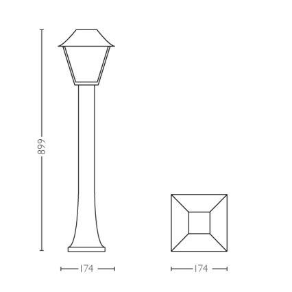 Philips - Lampada da esterno E27/60W/230V