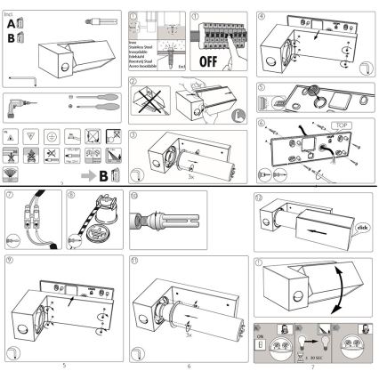 Philips - Lampada da esterno con sensore 1xE27/23W/230V