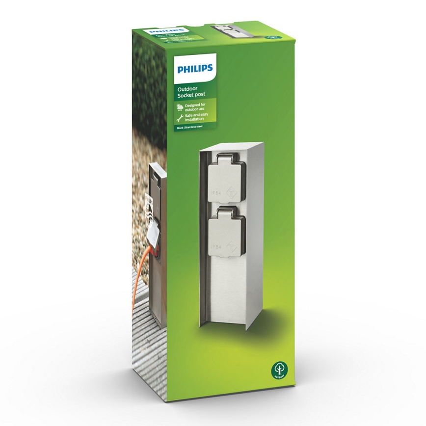 Philips - Colonna presa esterna 230V IP44