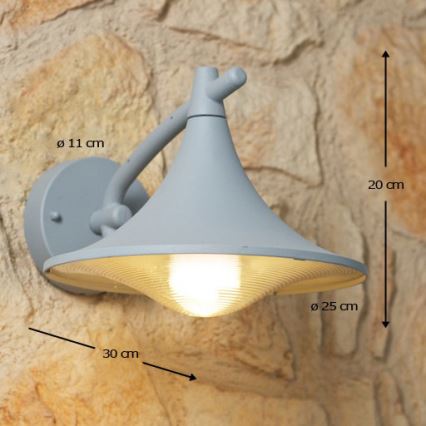 Philips 17207/87/16 - Applique da esterno MYGARDEN CEDAR 1xE27/15W/230V