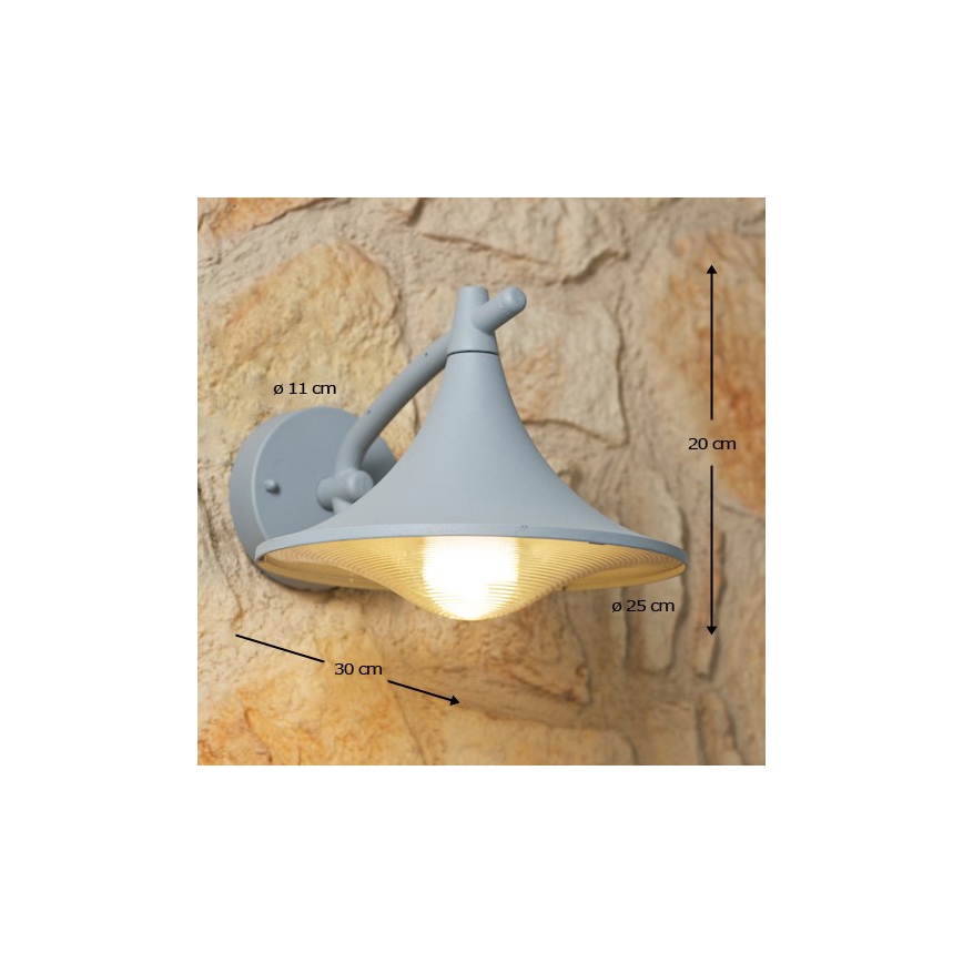 Philips 17207/87/16 - Applique da esterno MYGARDEN CEDAR 1xE27/15W/230V