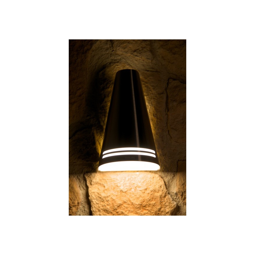 Philips 17226/47/16 - Applique da esterno MYGARDEN WOODS 1xE27/15W/230V