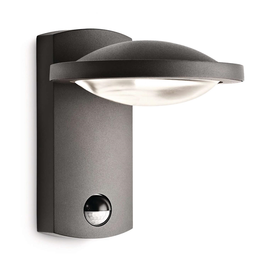 Philips 17239/93/16 - Applique a LED da esterno con sensore MYGARDEN FREEDOM 1xLED/3W/230V IP44