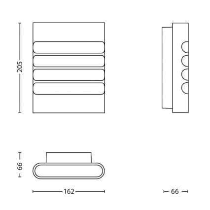 Philips - Applique a LED da esterno LED/3W IP44