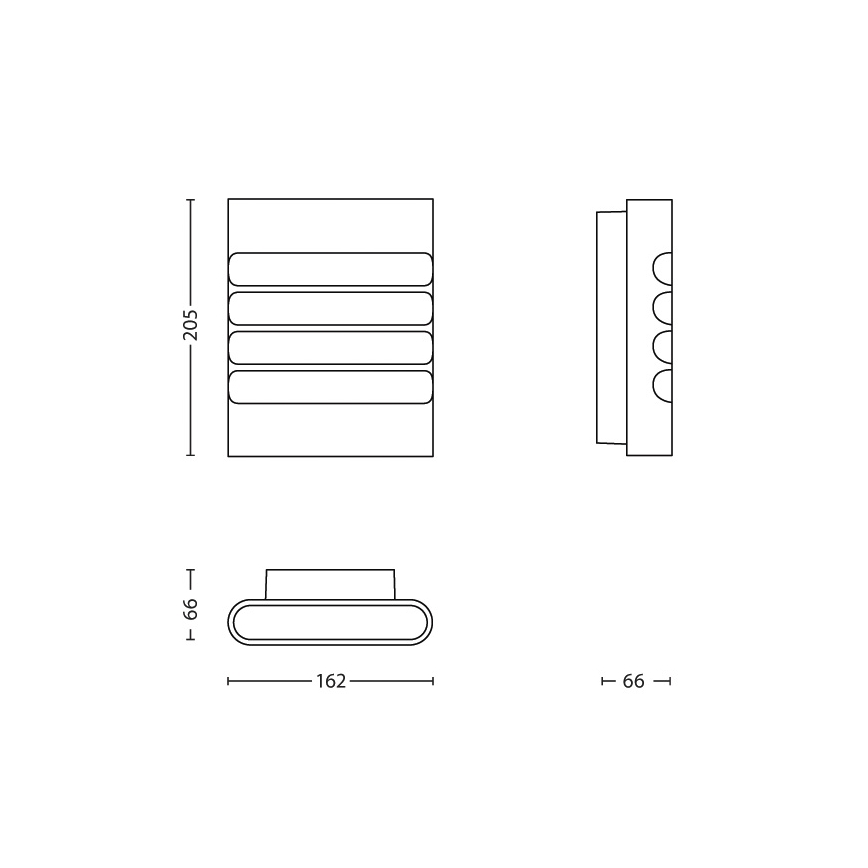 Philips - Applique a LED da esterno LED/3W IP44