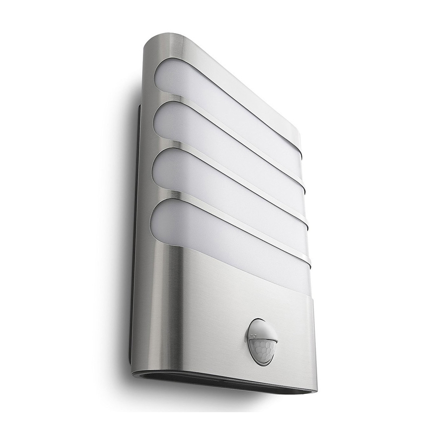 Philips - Illuminazione esterna a LED con sensore, LED/3W, IP44