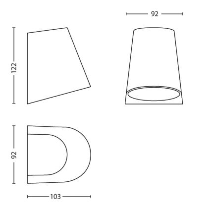 Philips - Illuminazione LED da esterno 1xLED/3W/230V IP44