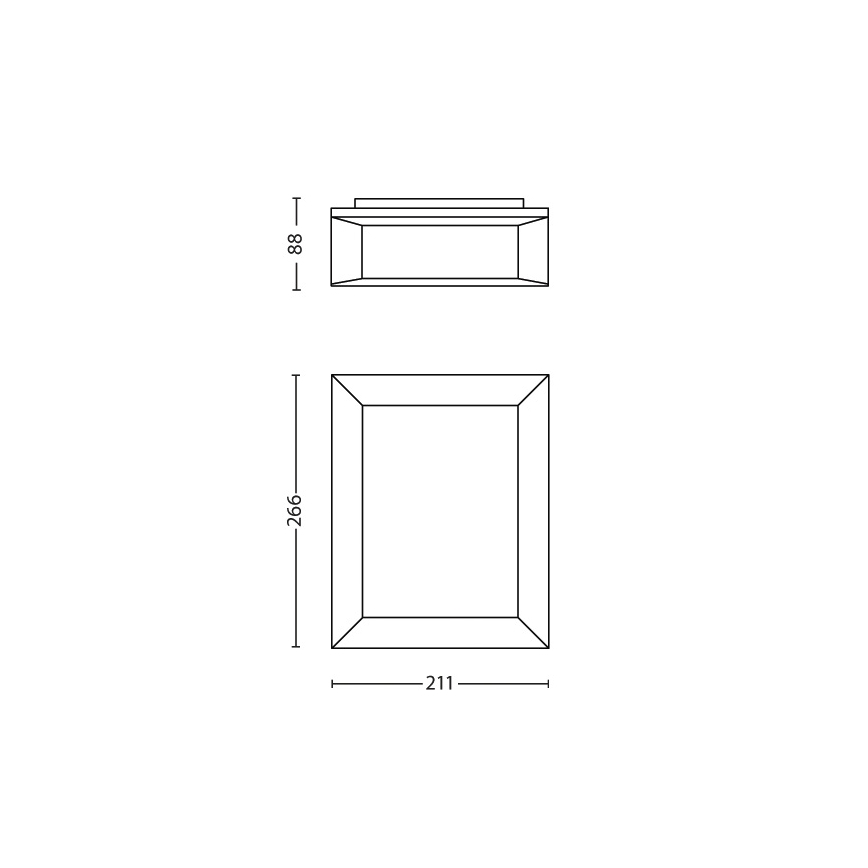 Philips - Applique da esterno 1xLED/6W/230V IP44