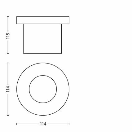 Philips - Lampada LED segnapasso 1xLED/3W/230V