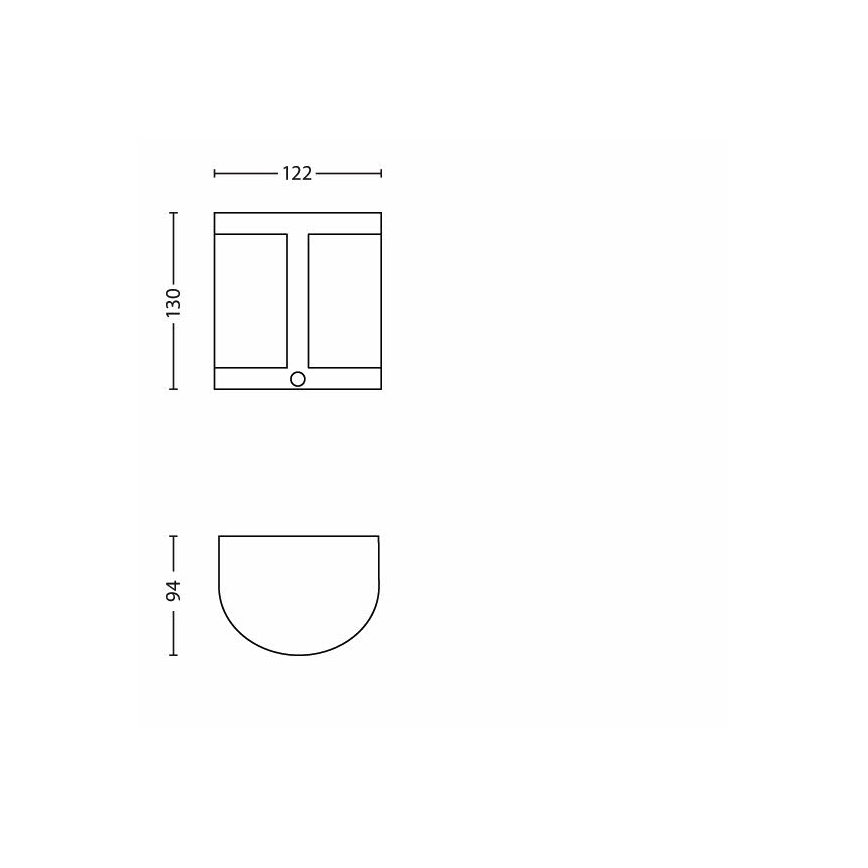 Philips - Applique a LED da esterno con sensore 1xLED/3,5W