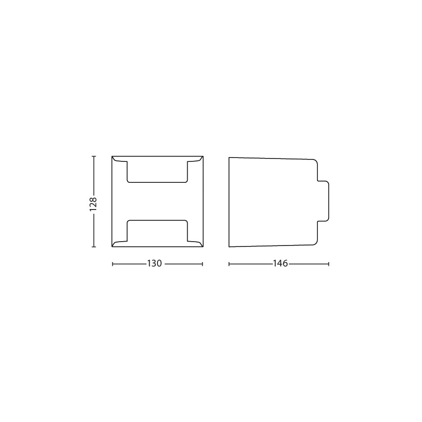 Philips - Applique da esterno 2xLED/4,5W/230V IP44