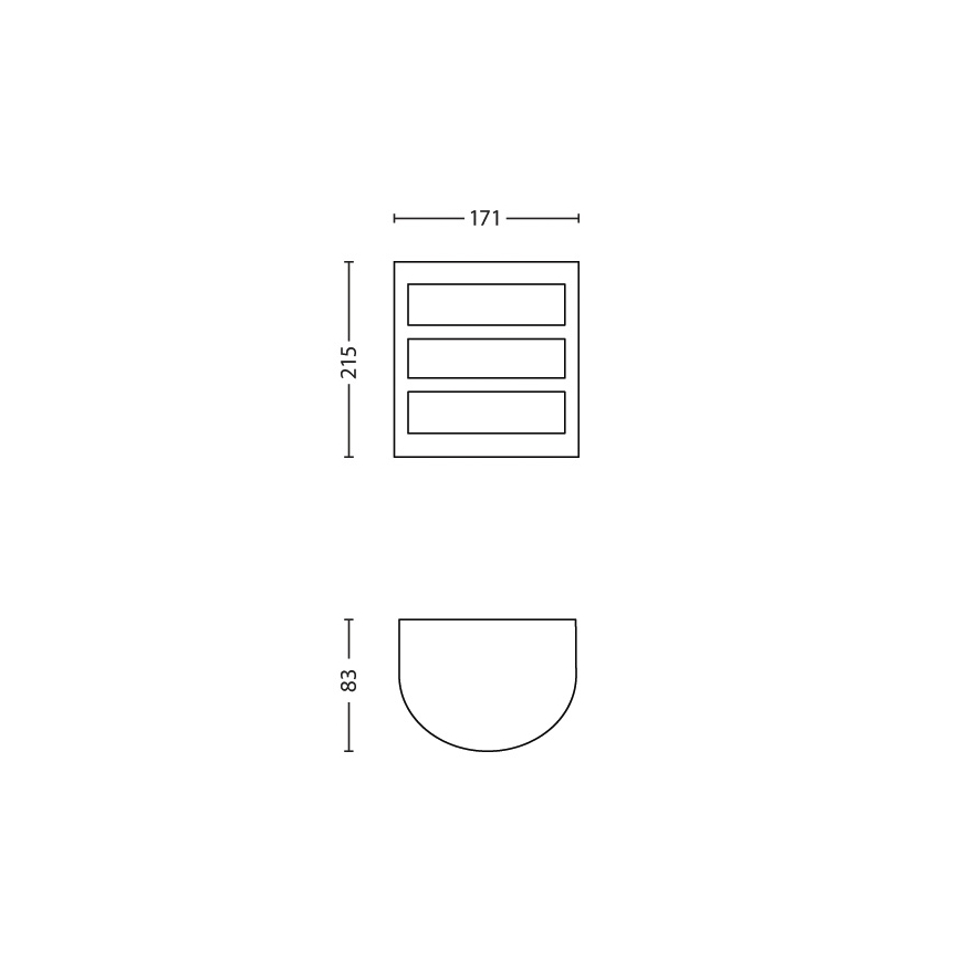 Philips - Applique da esterno LED/5,5W/230V IP44