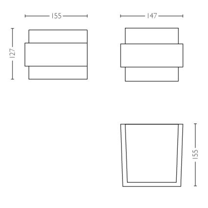 Philips - Applique da esterno E27/42W