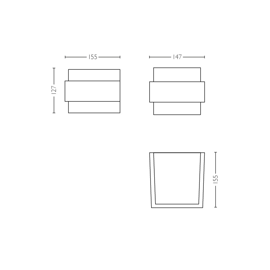 Philips - Applique da esterno E27/42W