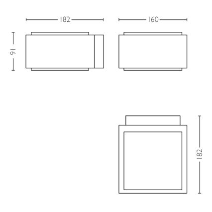 Philips - Applique da esterno E27/42W/230V IP44