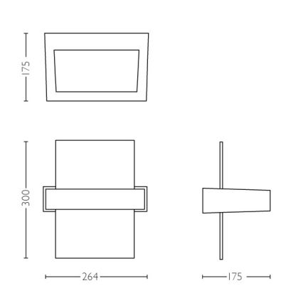 Philips - Applique da esterno 2xLED/4,5W IP44