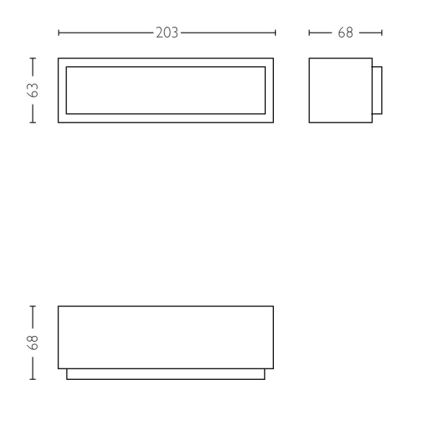 Philips - Applique a LED da esterno LED/4,5W IP44