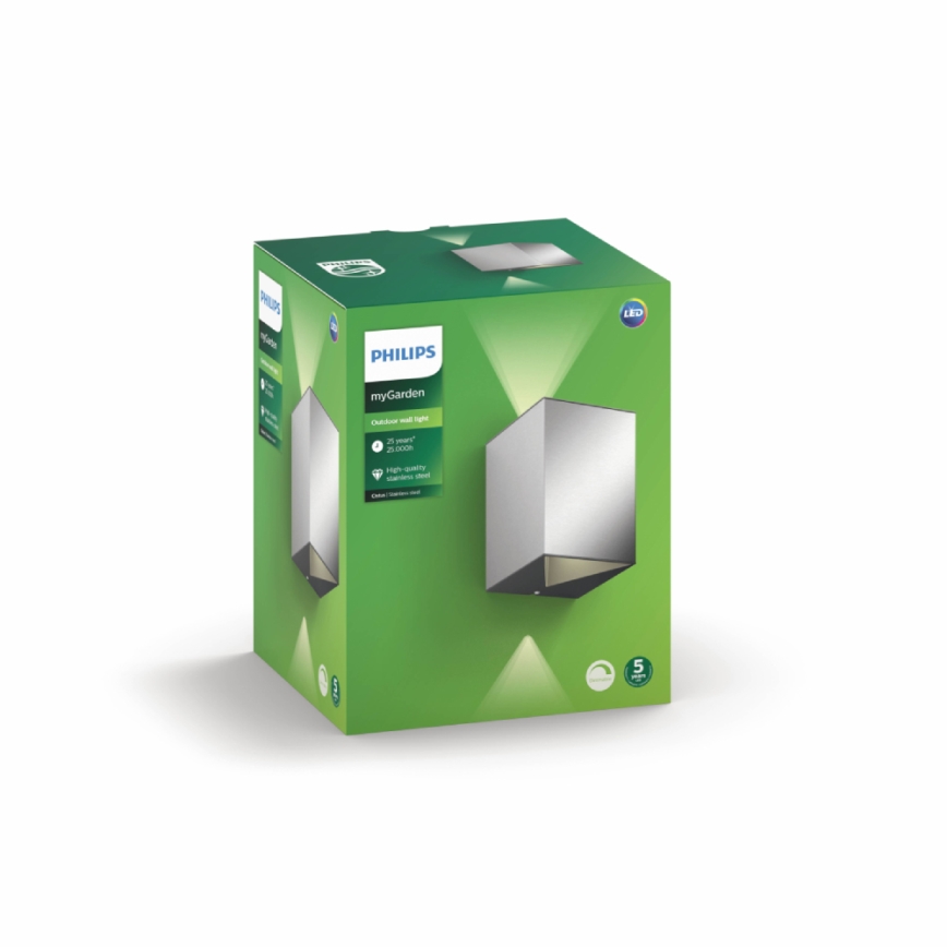 Philips 17358/47/P0 - Applique a LED da esterno MYGARDEN CISTUS 2xLED/4,5W/230V IP44