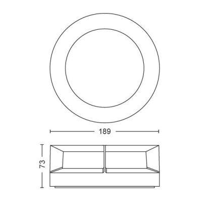 Philips - Lampada LED da esterno LED/12W/230V IP44