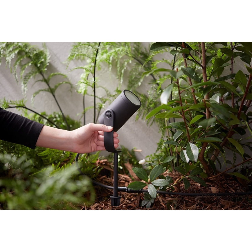 Philips - Kit di espansione per faretti LED RGB da esterno Hue LILY LED/8W/230V IP65