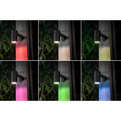 Philips - Kit di espansione per faretti LED RGB da esterno Hue LILY LED/8W/230V IP65