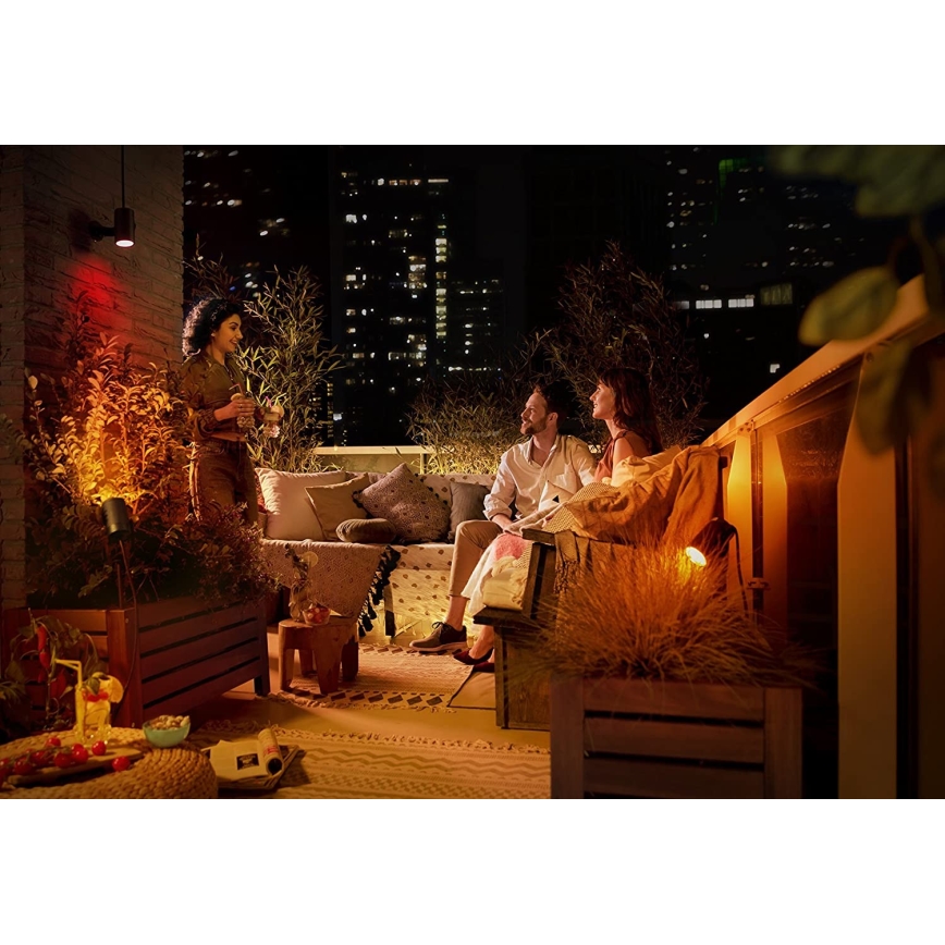 Philips - Kit di espansione per faretti LED RGB da esterno Hue LILY LED/8W/230V IP65