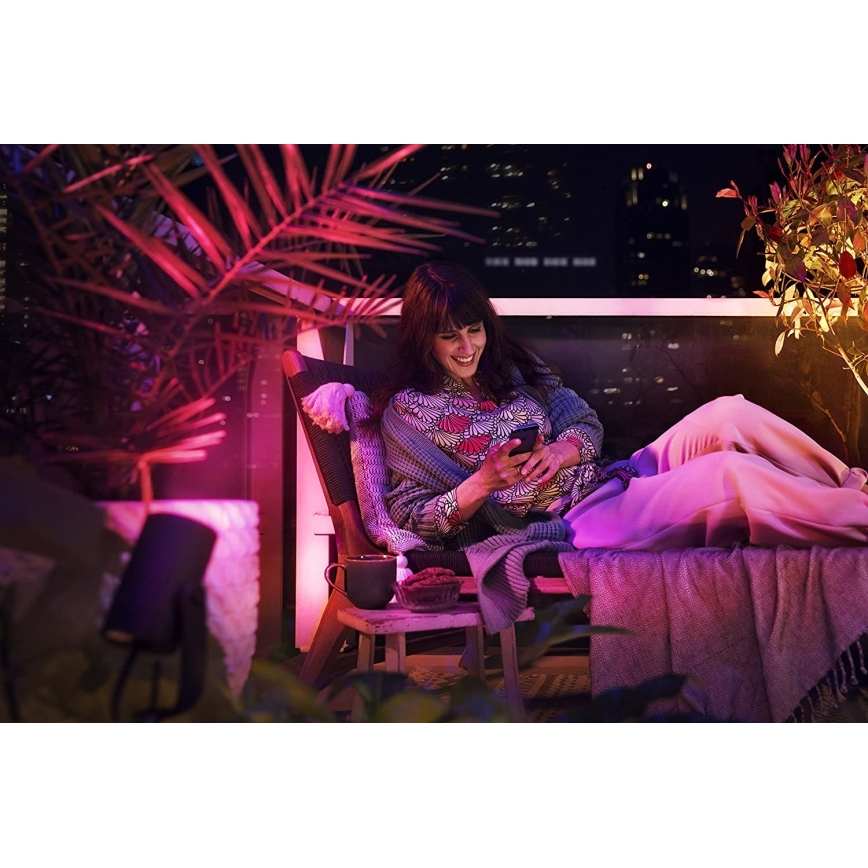 Philips - Kit di espansione per faretti LED RGB da esterno Hue LILY LED/8W/230V IP65