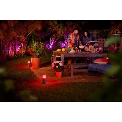 Philips - Set prolunga LED RGB per esterni Luce Spot Hue LILY LED/8W/230V IP65