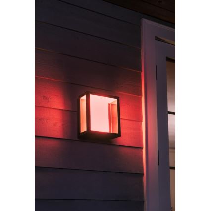 Philips 17430/30/P7 - Applique da esterno LED RGB HUE IMPRESS LED/8W/230V IP44