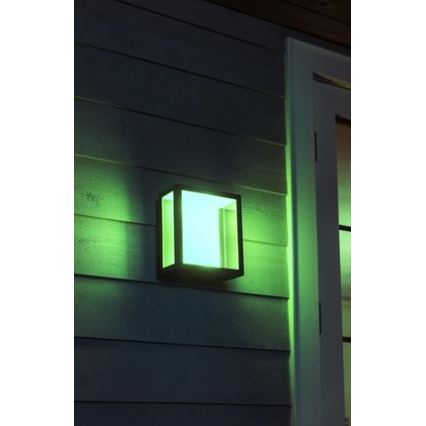 Philips 17430/30/P7 - Applique da esterno LED RGB HUE IMPRESS LED/8W/230V IP44