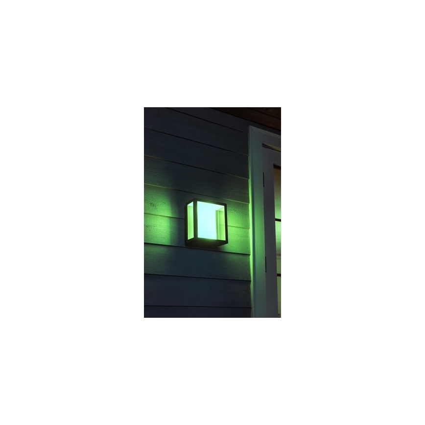 Philips 17430/30/P7 - Applique da esterno LED RGB HUE IMPRESS LED/8W/230V IP44