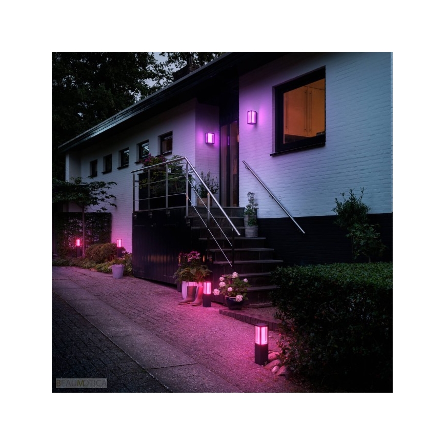 Philips 17431/30/P7 - Lampada da esterno LED RGB HUE IMPRESS LED/8W/230V IP44