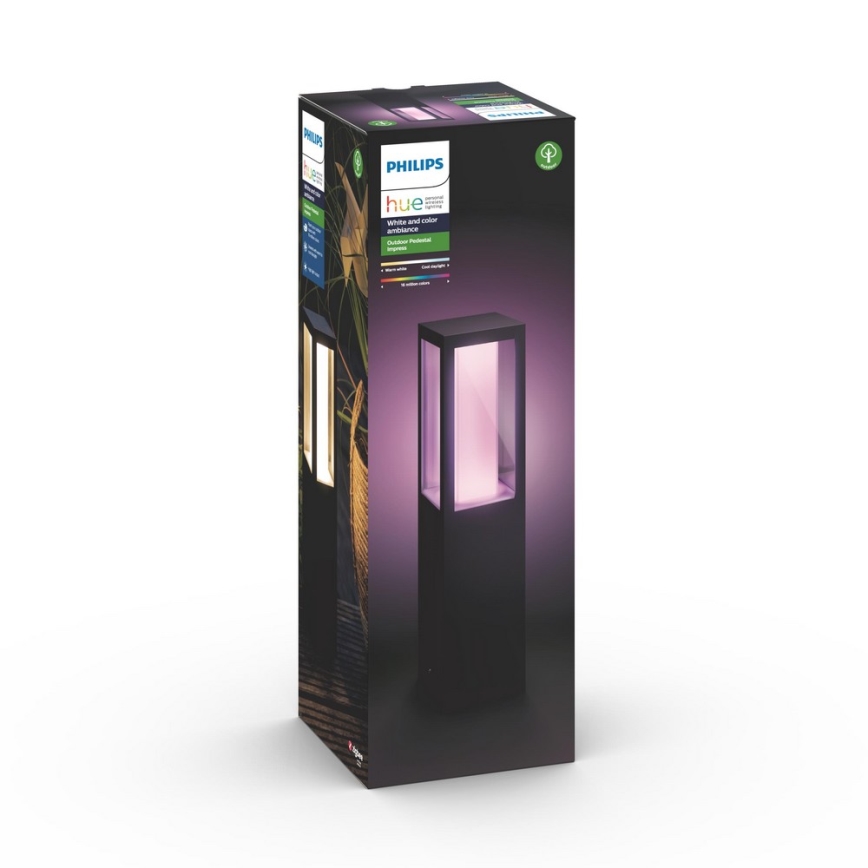 Philips 17431/30/P7 - Lampada da esterno LED RGB HUE IMPRESS LED/8W/230V IP44