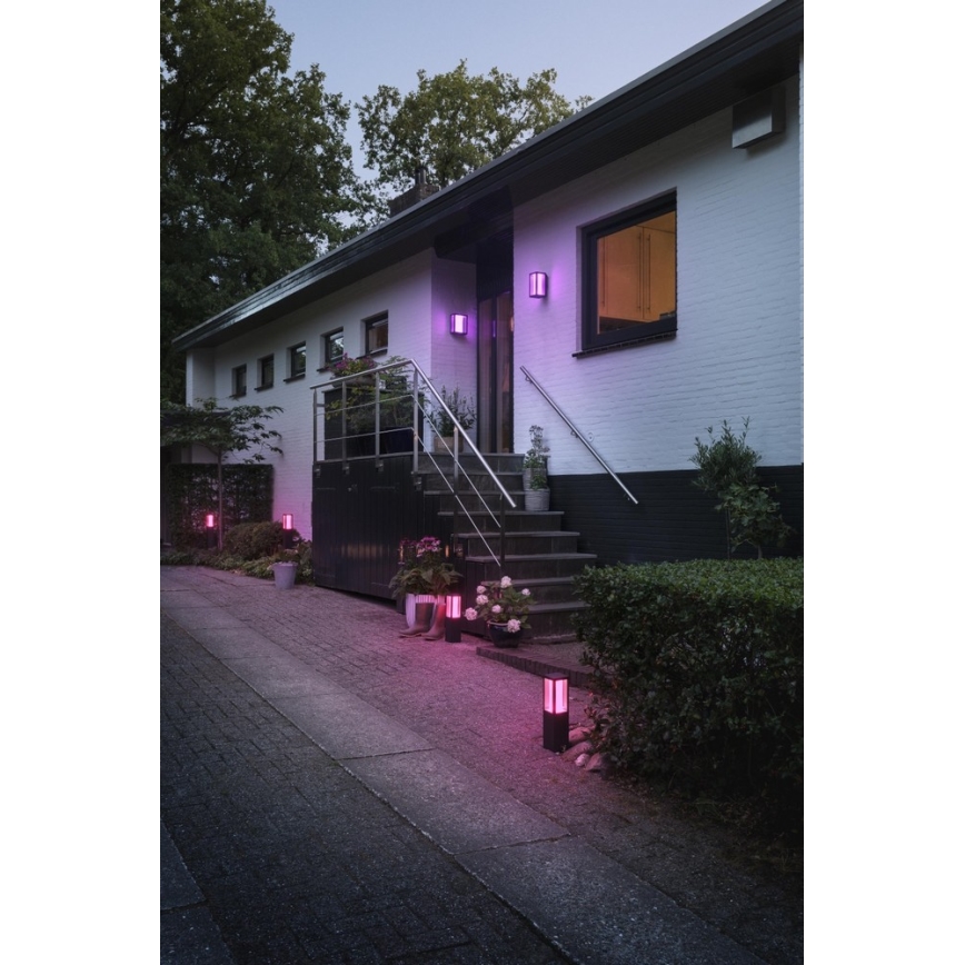 Philips 17432/30/P7 - Lampada da esterno LED RGB HUE IMPRESS LED/8W/230V IP44