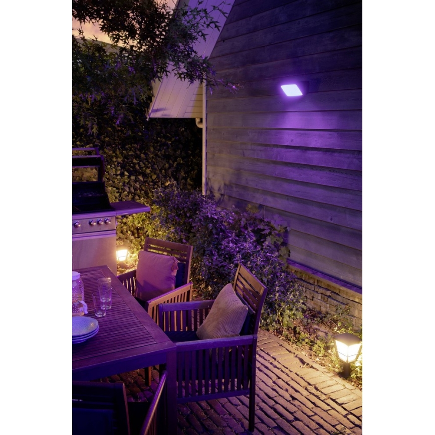 Philips 17435/30/P7 - Riflettore da esterno LED RGB HUE DISCOVER LED/15W/230V IP44