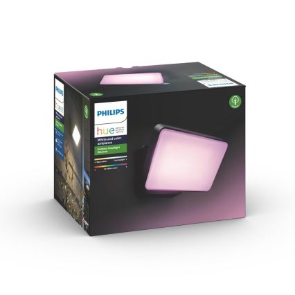 Philips 17435/30/P7 -LED RGB Riflettore da esterno Hue DISCOVER 2xLED/15W/230V IP44