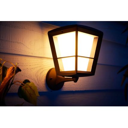 Philips 17439/30/P7 - Applique da esterno LED RGB HUE ECONIC LED/15W/230V IP44