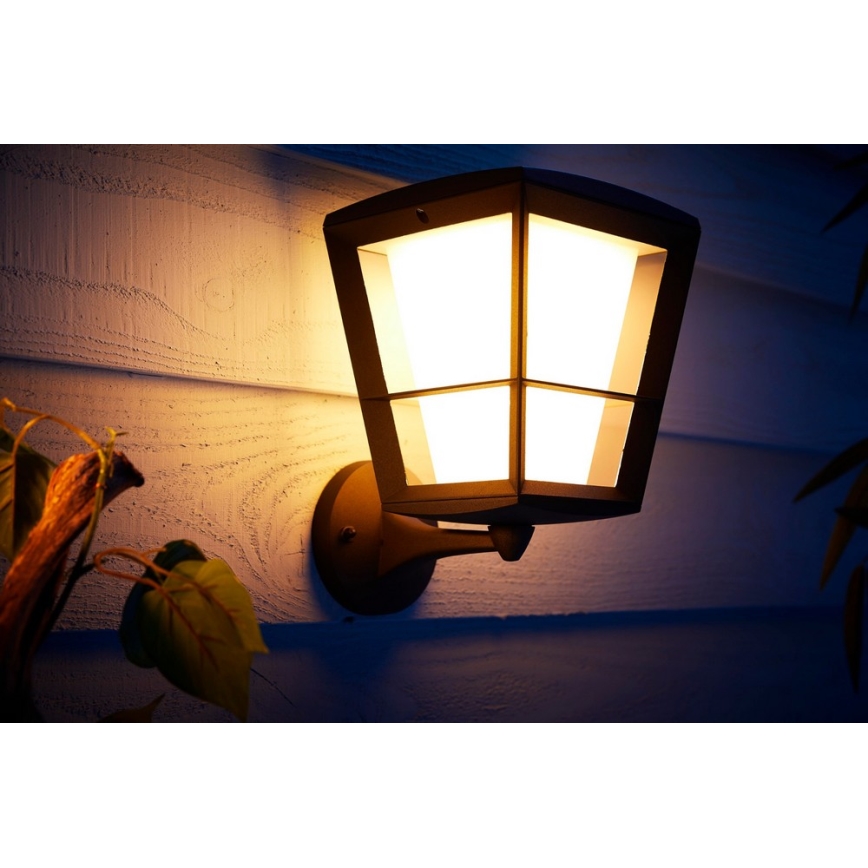 Philips 17439/30/P7 - Applique da esterno LED RGB HUE ECONIC LED/15W/230V IP44