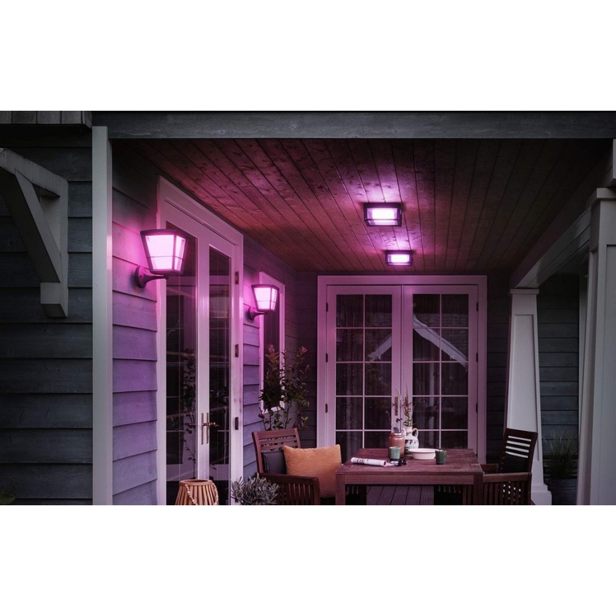 Philips 17439/30/P7 - Applique da esterno LED RGB HUE ECONIC LED/15W/230V IP44