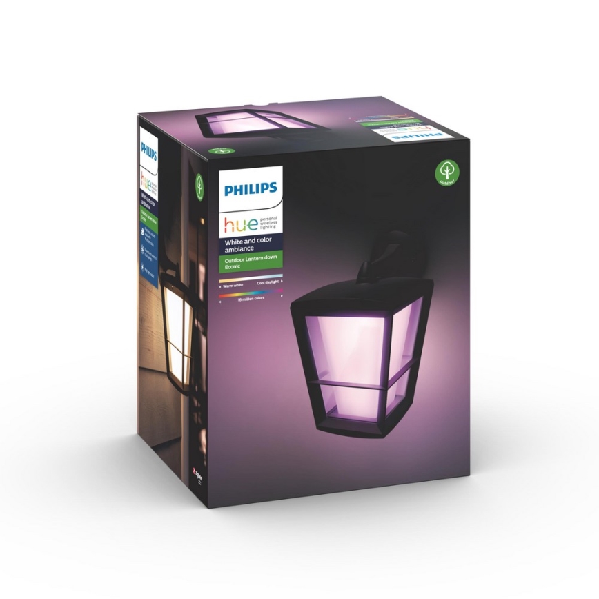 Philips 17440/30/P7 - Applique da esterno LED RGB HUE ECONIC LED/15W/230V IP44