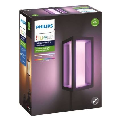 Philips - Lampada da parete esterna dimmerabile LED RGBW Hue IMPRESS 2xLED/8W/24V 2000-6500K IP44